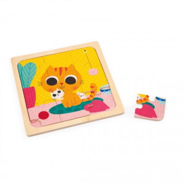 9 Piece Wooden Puzzle For Cheap