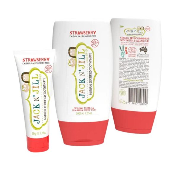 Strawberry Natural Certified Toothpaste - 200g Online Sale