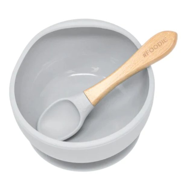 Silicone Bowl + Spoon Set Online