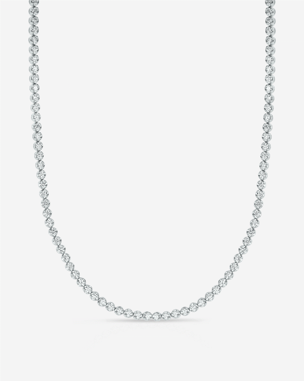 2-in-1 Diamond Tennis Necklace + Bracelet Discount