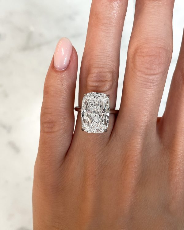 10.01 Cushion Cloud Solitaire on Sale