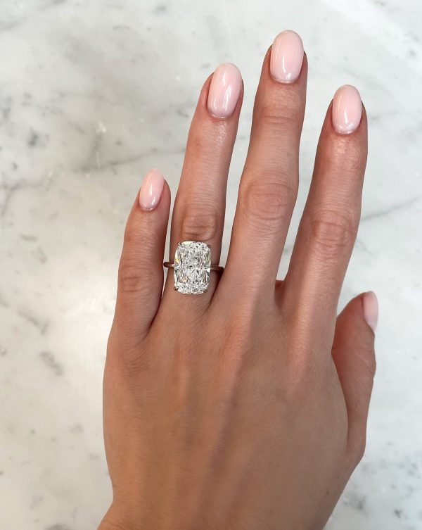 10.01 Cushion Cloud Solitaire on Sale